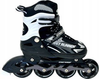 SPEEDY Black nastaviteľné inline korčule 35-38